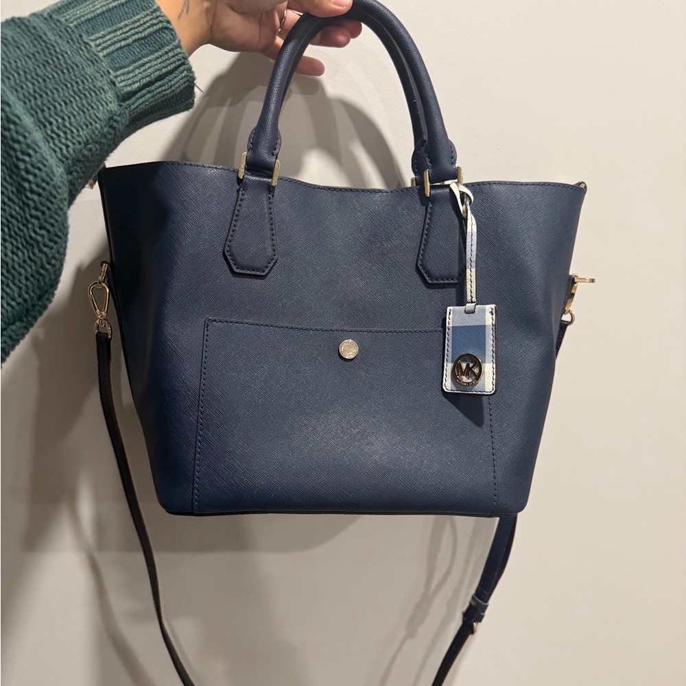 Michael kors greenwich Navy Blue Handbag